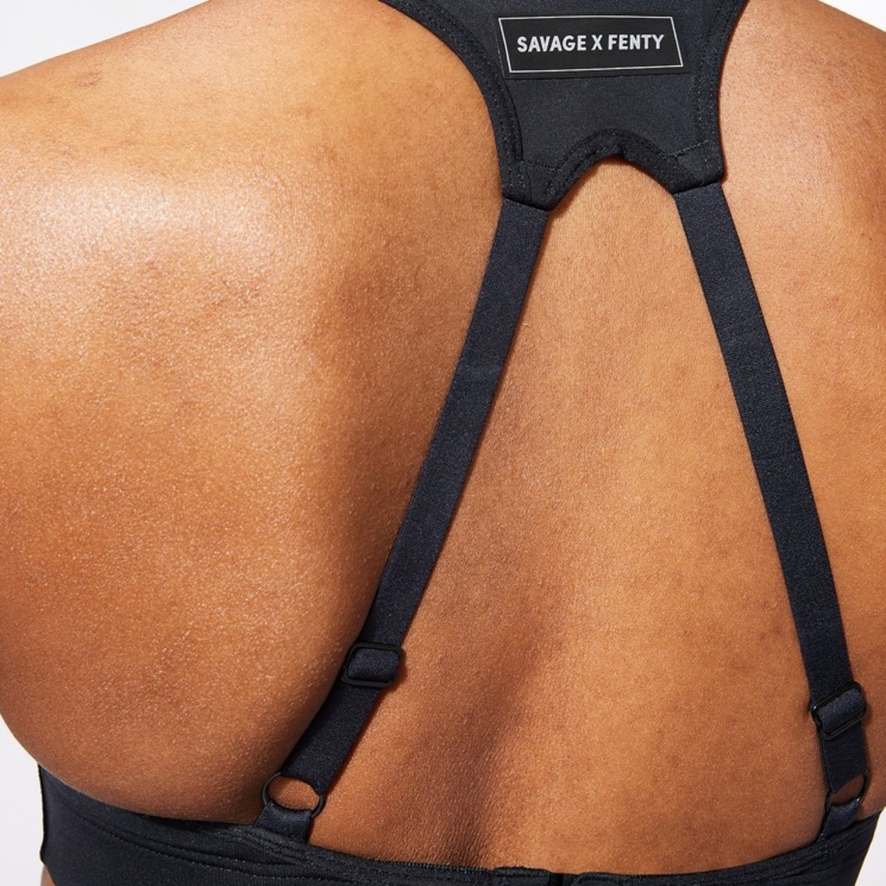 Savage X Fenty Black Sports Bra - Picture 6 of 7